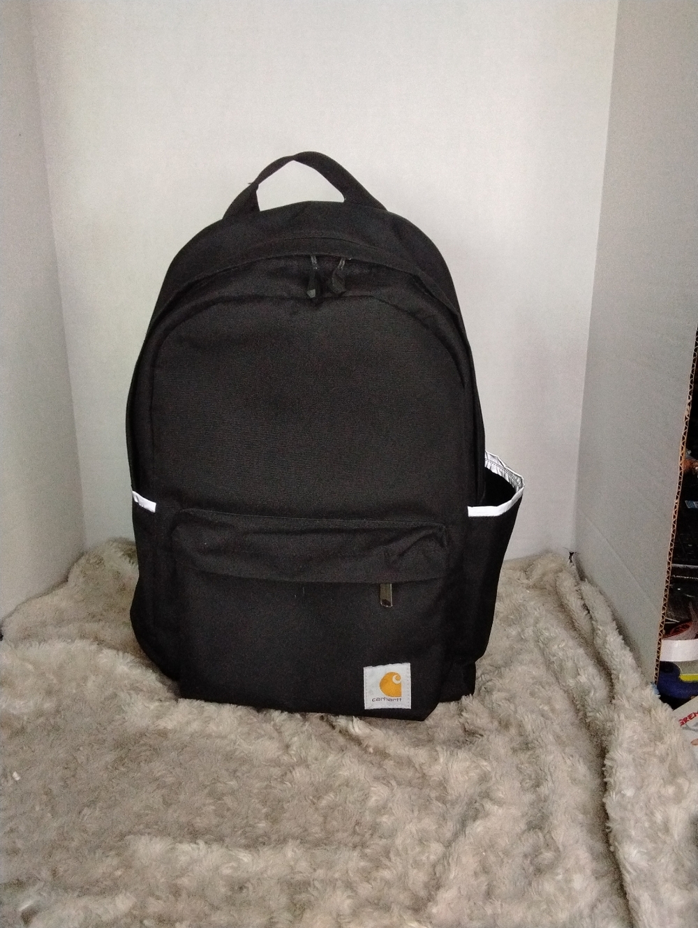 Carhartt 21L Classic Backpack Rain Defender Water Repellent Black Bag. CLEAN.
